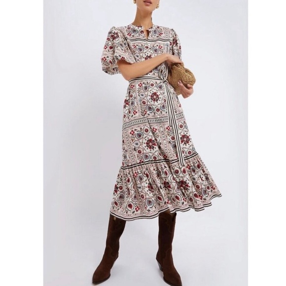 Tuckernuck Dresses & Skirts - NEW TUCKERNUCK Patchwork Floral Lewis Dress small